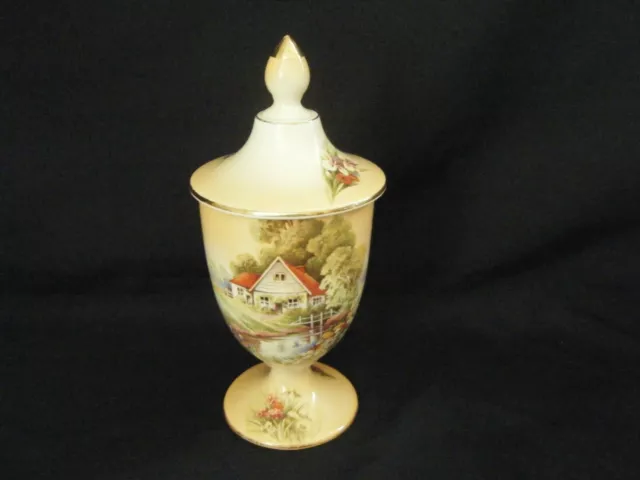 Royal Winton / Grimwades RED ROOF COTTAGE  Candy Jar (HTF)