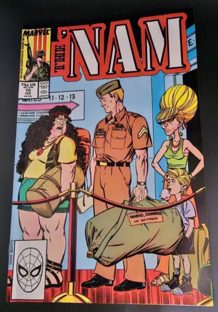 THE 'NAM Marvel Comics No. 15 "Notes from the World." 1988 Doug Murray RAW