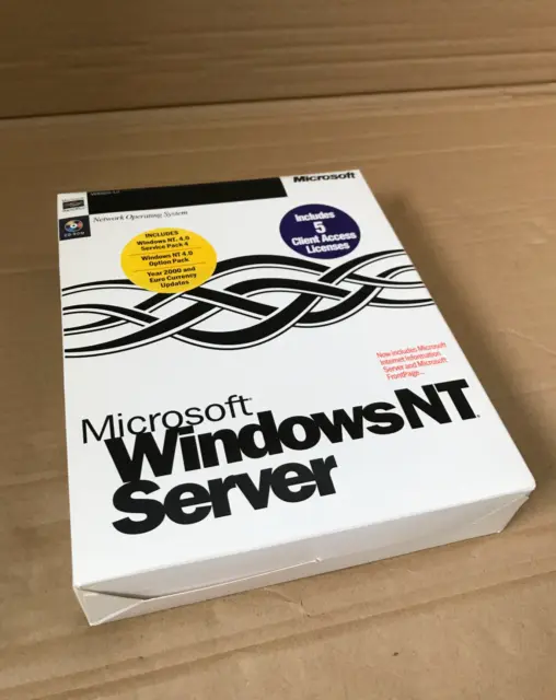 Microsoft Windows NT Server incl. 5 licenze di accesso client 0896 n. parte 94336