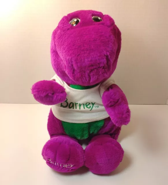 Vintage Barney And Friends Dinosaur Stuffed Plush Toy 13 1992 Lyons
