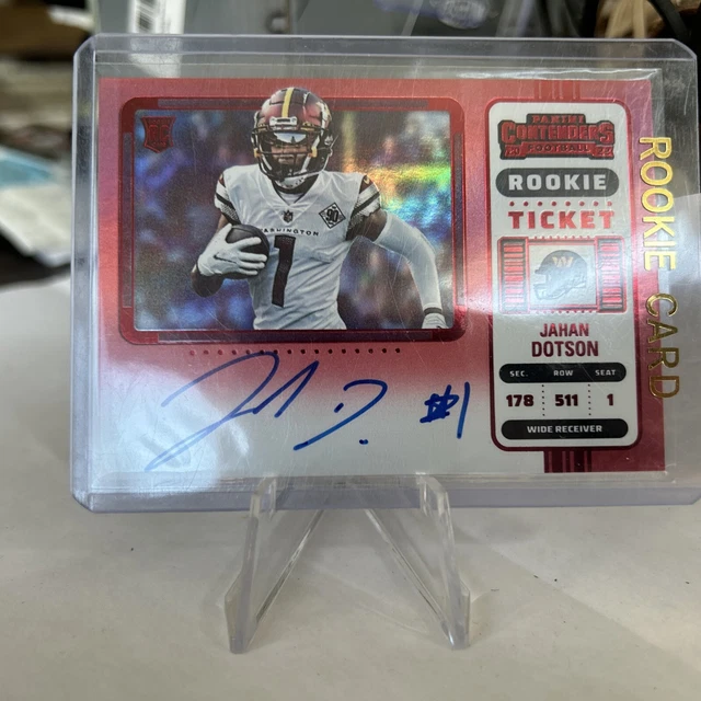 2022 Panini Contenders Optic - Rookie Ticket RPS Autographs Variation #121 Jahan