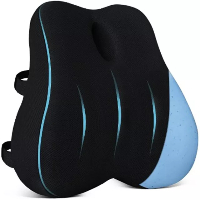 Support Pillow Lumbar Memory Foam For Back Pain Relief Office Chair Car Couch