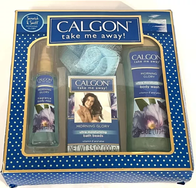 Calgon Take Me Away MORNING GLORY 3pc Gift Set NEW in Box