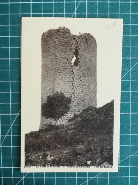 xf103 CPA circa 1920 vallée de la creuse - Tour du renard ruines DE Crozant