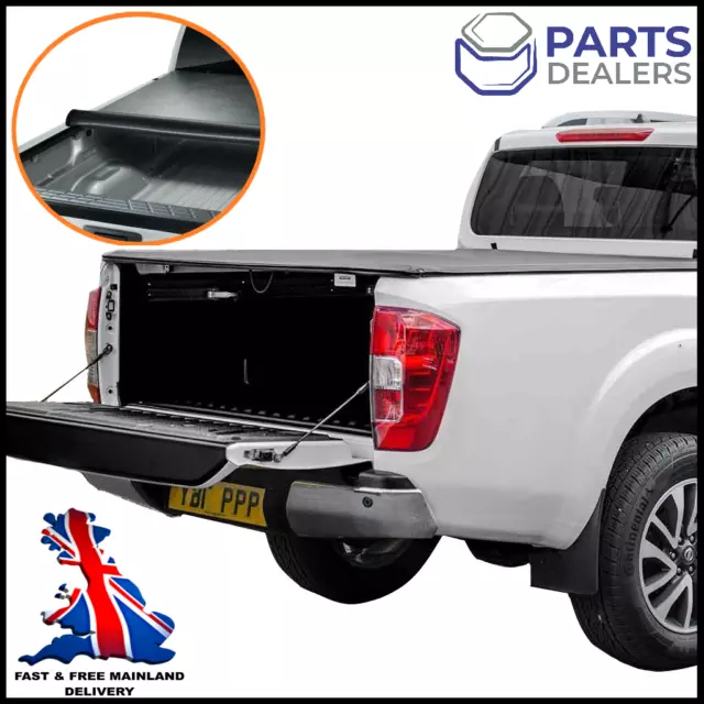 Tonneau Cover For Nissan Navara Np300 D23 2016+ Rear Roll Fold Soft No Drilling