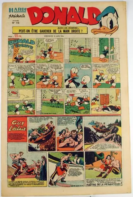 Hardi presente Donald franz. Donald Zeitung No.116 1949