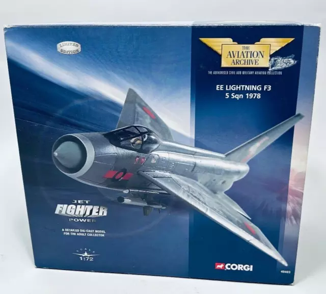 Corgi 49403 1:72 Scale EE Lighting F3 5 Sqn 1978