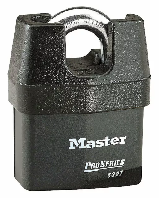 Master Lock 6327 ProSeries Exterior Padlock LEVEL 10 Security Pro Series 2 Keys