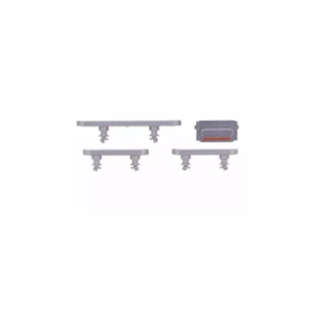 Pack bouton latéral Power Volume Mute (silencieux) pour iPhone 14 Violet 4pcs in