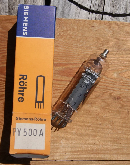 Lot EY500A PY500A RTC PHILIPS Tube TSF électronique Valve Vide Lampe