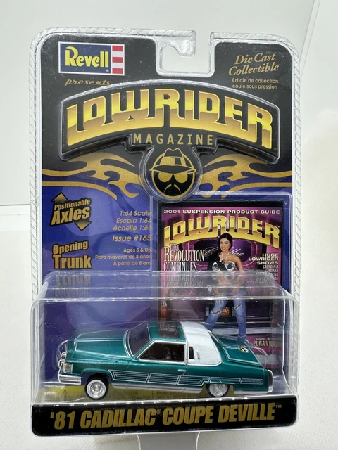 REVELL LOWRIDER 1981 Cadillac Coupe Deville NIB 1:64 #183
