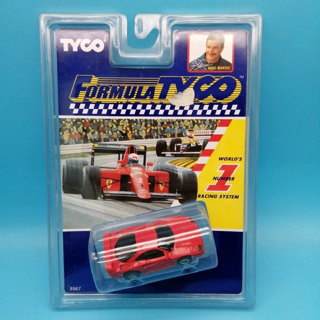 RARE FORMULA TYCO Nigel Mansell Figure-8 Slot Car Track Set World