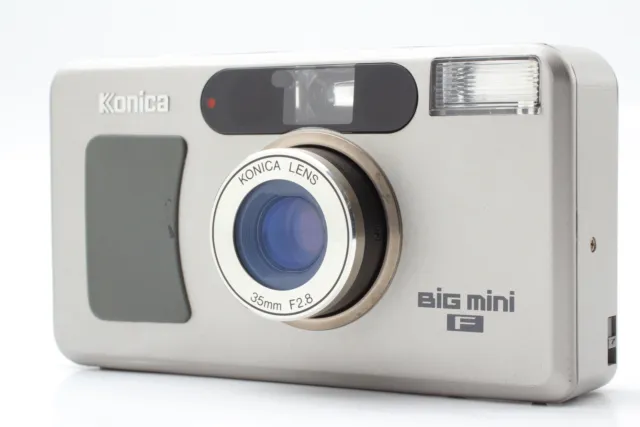 LCD Works [MINT] Konica BiG mini F Point & Shoot 35mm Film Camera From JAPAN