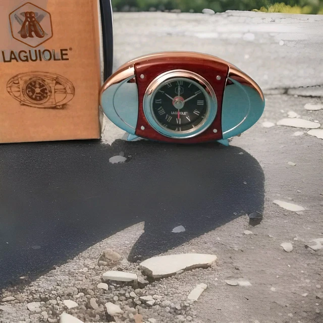 Réveil Voyage Jaeger Mécanique Années 50, Métal, Vintage, Fonctionne