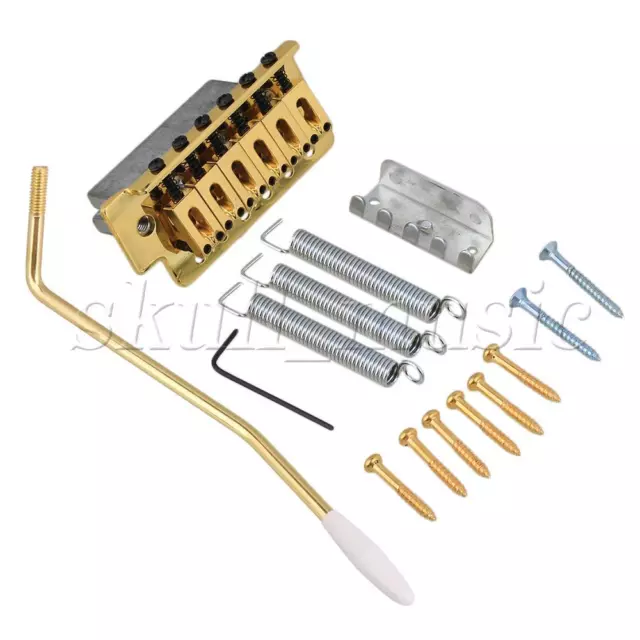 Gold Tremolo Bridge Set For Electric Guitar