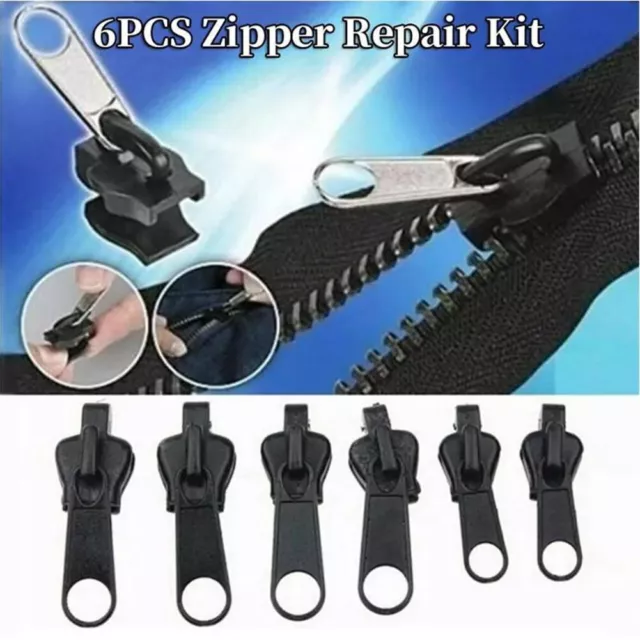Convenient and Efficient Zip Slider Replacement Kit Works on Various Zip Types