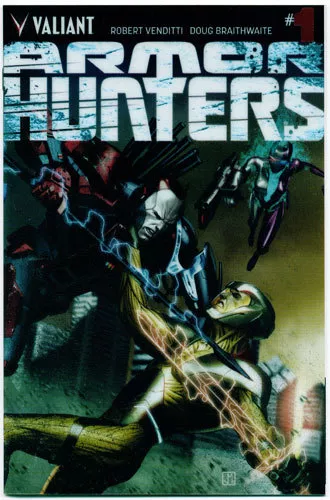 ARMOR HUNTERS #1 CHROMIUM VARIANT - NM/New/Unread Comic Book! Awesome Story!!