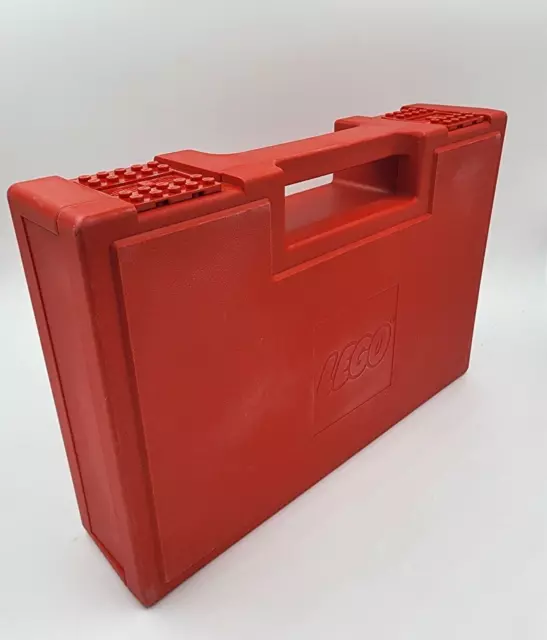 LEGO PLASTIC CARRYING Storage Case 1980's Vintage Red Hard Plastic $24.75 -  PicClick