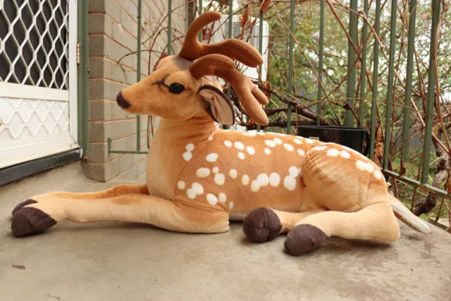 HANSA LARGE giant Realistic Bambi deer stag plush toy