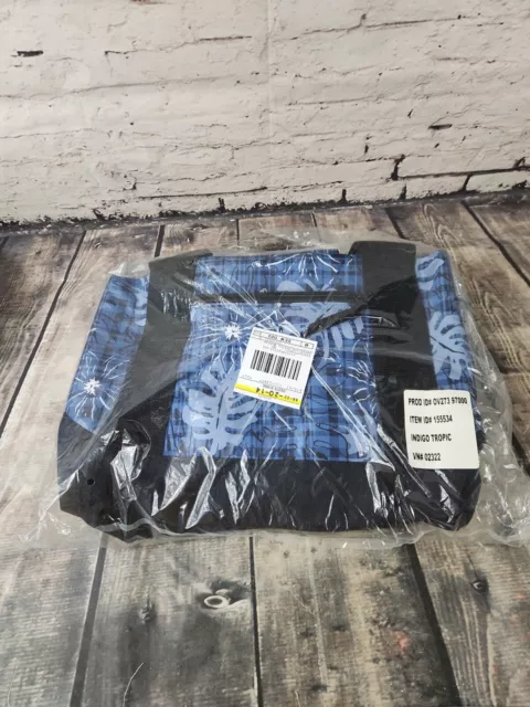 LL Bean Adventure Medium Duffle Bag Luggage Indigo Tropic NWT