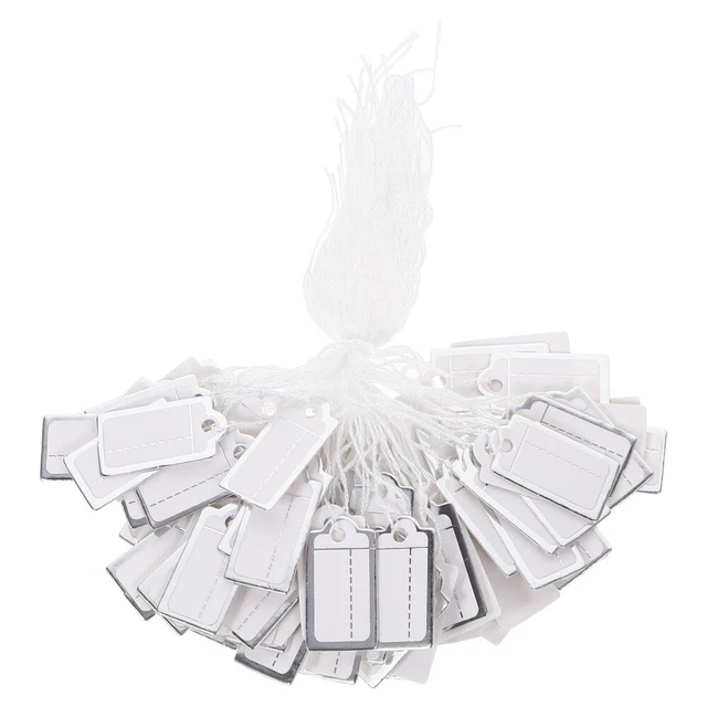 200Pcs Hanging Price Labels Display Label Marking Tags Multi-use Jewelry Tags