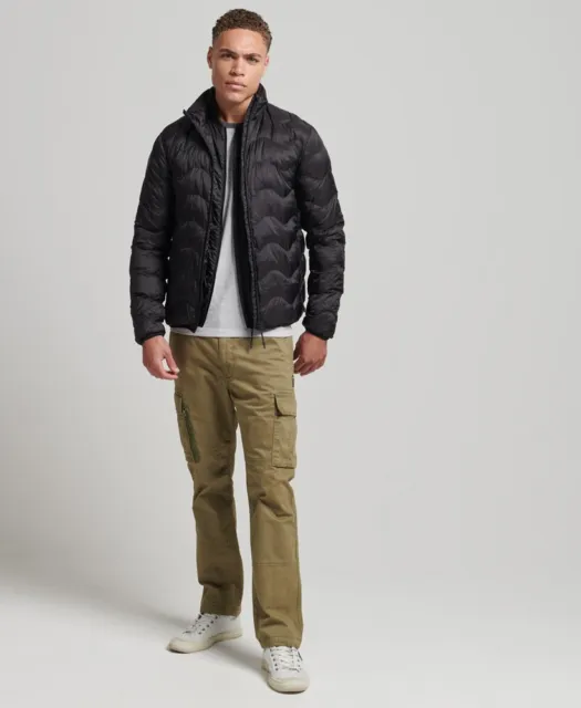 Superdry Mens Short Quilted Light Puffer Jacket