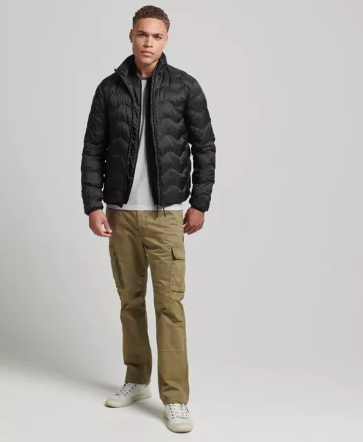 Superdry Mens Short Quilted Light Puffer Jacket