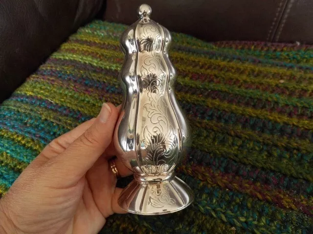 Silver Plated Sugar Sifter Shaker Caster