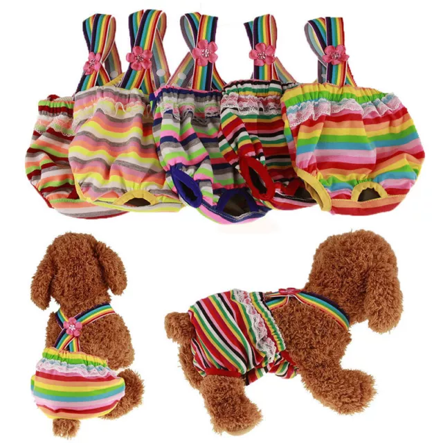 Washable Pet Sanitary Physiological Pants Dog Diaper Female Puppy Shorts Panties