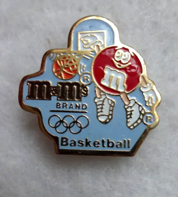 M&M's - 1992 OLYMPIC GAMES - BASKETBALL - PIN BADGE