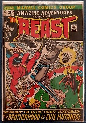 Amazing Adventures #13 Featuring The Beast 1972 Marvel Comic Book
