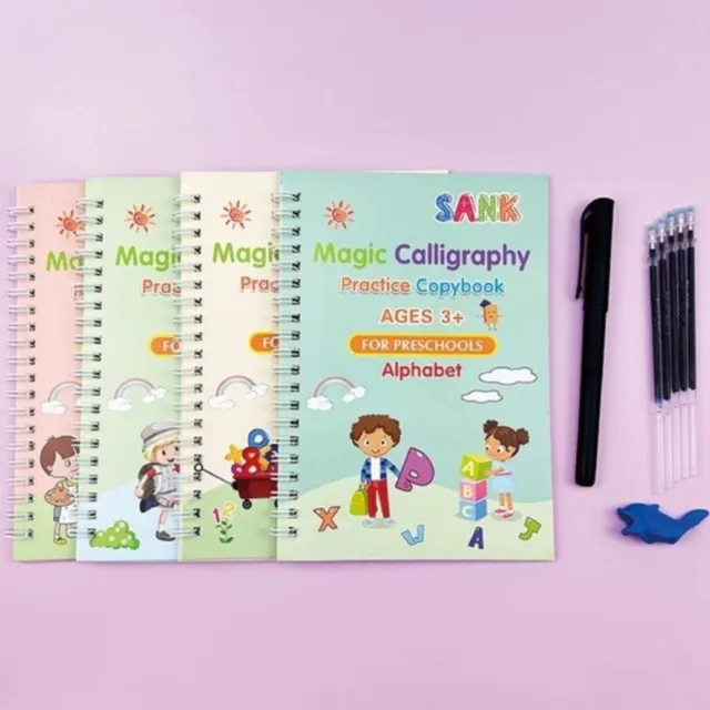 New Groovd Magic Copybook Grooved Children's Handwriting Book Practice Set  