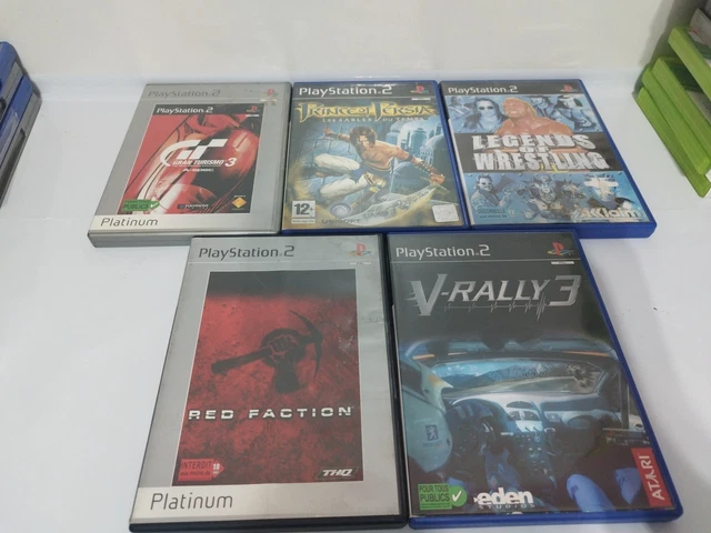 Lot De 15 Jeux Sony PlayStation 2 PS2 PAL FR - Testés Et En Bon état