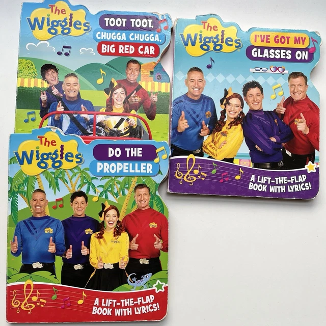 THE WIGGLES 3 Lift The Flap Board Book With Lyrics Kids Anthony Emma ...