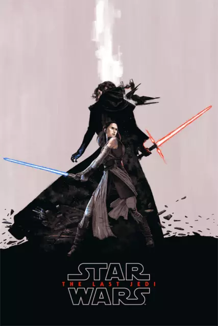 Star Wars: Last Jedi Poster Art Screen Print by Mondo Artist Marc Aspinall 24x36