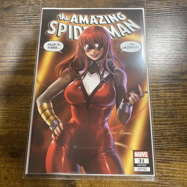 Amazing Spider-Man #31 * Nm+ * Leirix Li Variant Le To 800 Coa Mary Jane Jackpot
