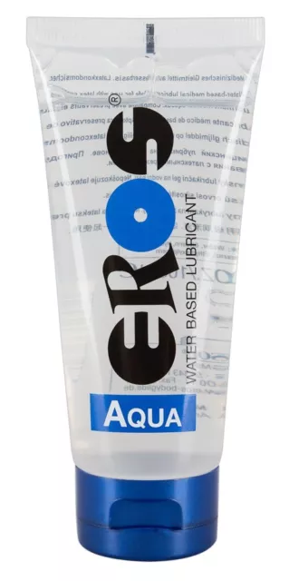 EROS Aqua 200 ml Tube Gleitgel, Gleitmittel, Wasserbasis, Lube, ohne Aroma