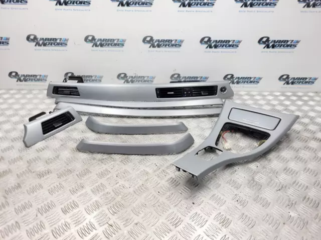 BMW Silver Hex Hexagon Interior Trim Finisher Kit Fits 3 Series E92