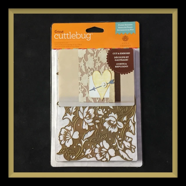 Anna Griffin / Cuttlebug FLOR ZARZA corte y troquel en relieve. ***NUEVO***
