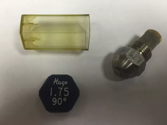 Hago 1.75 Gph 90 Degree Ss Semi Solid Nozzle (17590Ss 030G2389)