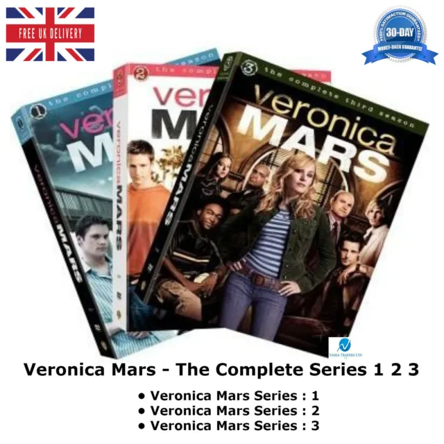 VERONICA MARS 1-3 Complete Collection TV Series 1 2 3 Europe SEALED REGION 2 DVD