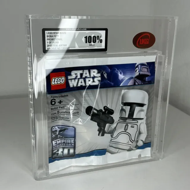 LEGO White Boba Fett Star Wars Polybag Figure 2853835 NEW Sealed GRADED 100% UKG