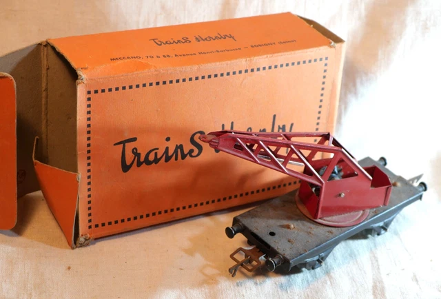 Lot De Jouets Anciens Meccano Paris Et Hornby - Échelle O, Signal Rouge Et 4 Feux