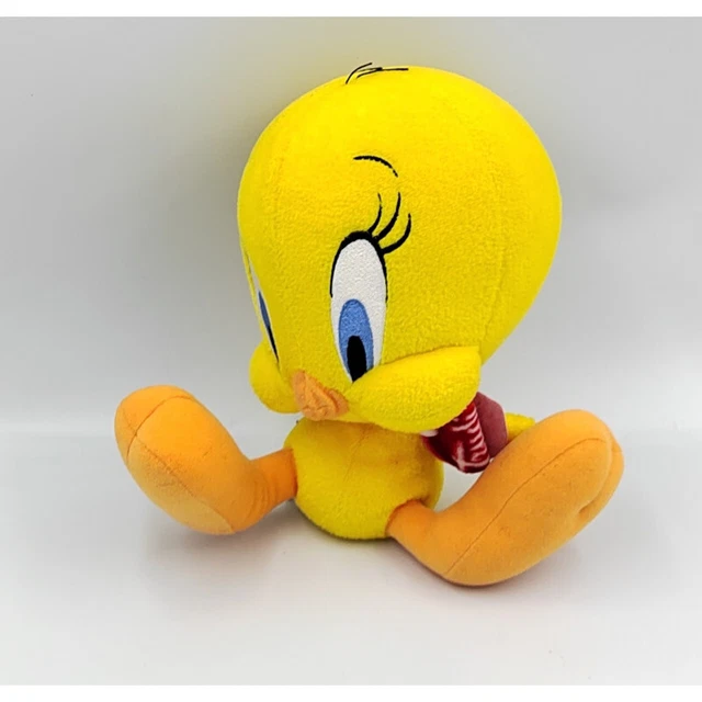 VINTAGE LOONEY TUNES Tweety Vogel Plüsch 1998 Play By Play Window