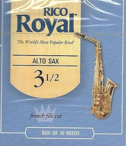 RICO ROYAL - Boite de 10 anches Saxo ALTO - Force 3,5