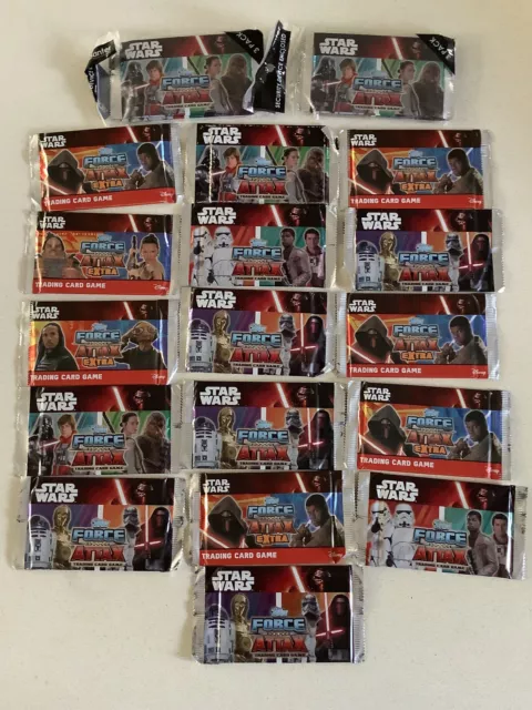 22 Star Wars Force Attax Trading Card Game Packs