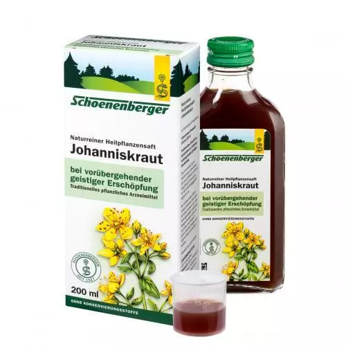 JOHANNISKRAUT SAFT Schoenenberger 200 ml