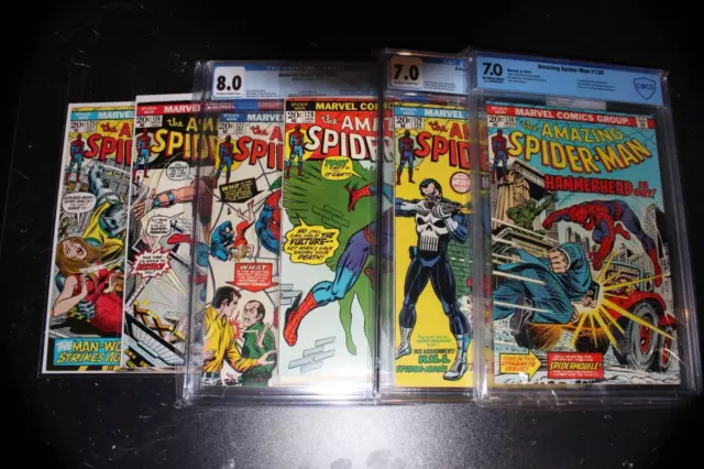Marvel Comics Bronze Age the Amazing Spiderman Iconic Run #126-130 #129 CGC 7.0
