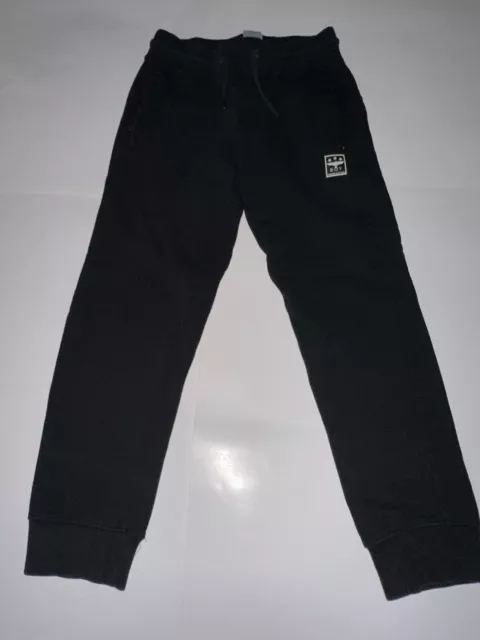 Men's Boy London Korea Logo Spellout Star Black/White Designer Sweatpants Size S