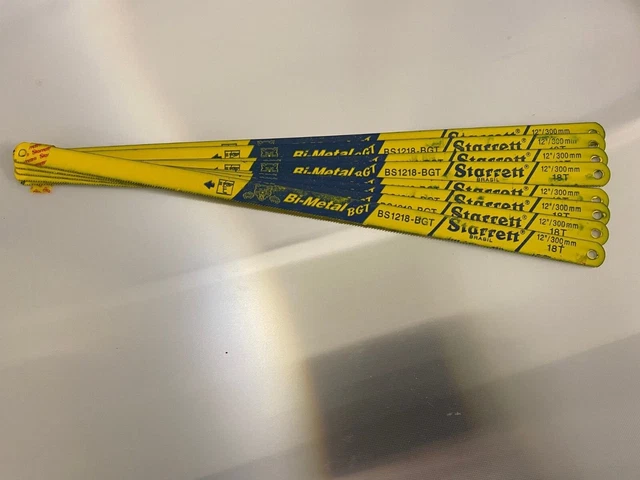 Lot of 8, Starrett,  bs1218 - BGT, 12'' 300mm 18T NEW
